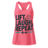 Lift, Laugh, Repeat Racerback