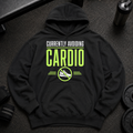Currently Avoiding Cardio Oversized Hoodie funny gym hoodie for lifters