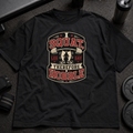I Squat, Leg Day, Therefore I Hobble Tee funny gym tee for leg day lifters and squat lovers