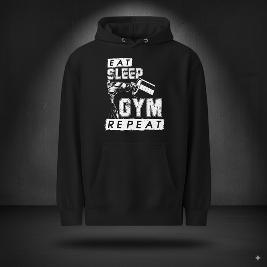 Eat, Sleep, Gym, Repeat Hoodie