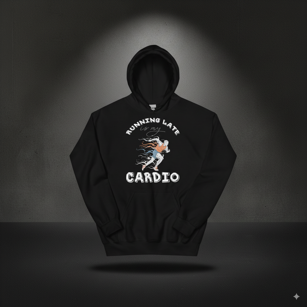 Running Late Is My Cardio Hoodie
