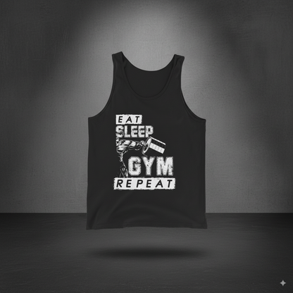 Eat Sleep Gym Repeat Singlet
