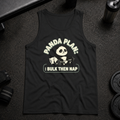 Panda Plan Bulk Then Nap Tank funny gym tank with panda design
