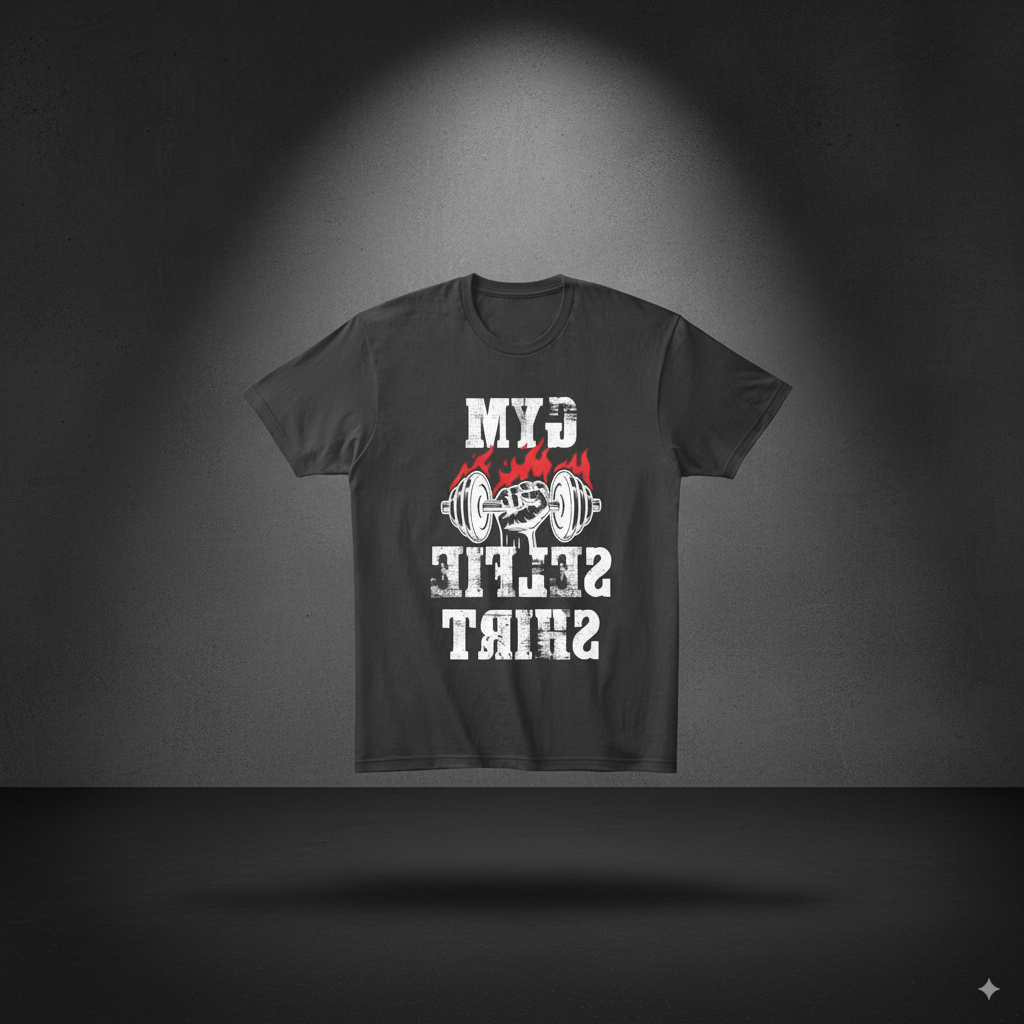 GYM SELFIE HEAVYWEIGHT BOXY TEE — Women’s Oversized Street/Gym Tee