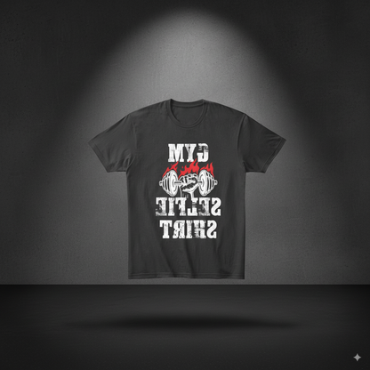 Women’s Gym Selfie heavyweight boxy tee