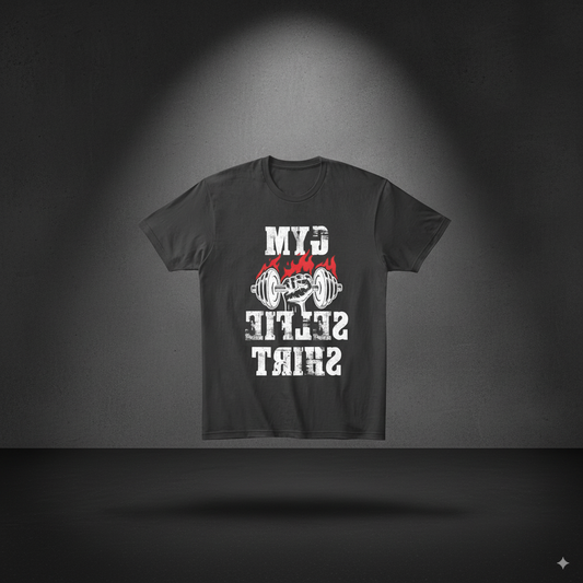 Women’s Gym Selfie heavyweight boxy tee