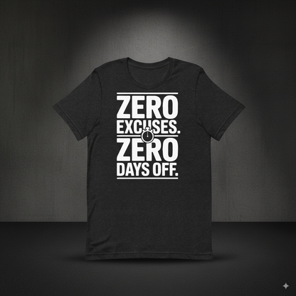 Men's No Excuses No Days Off T-Shirt