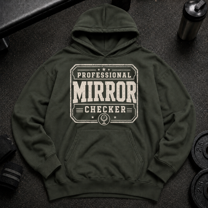Professional Mirror Checker Oversized Hoodie