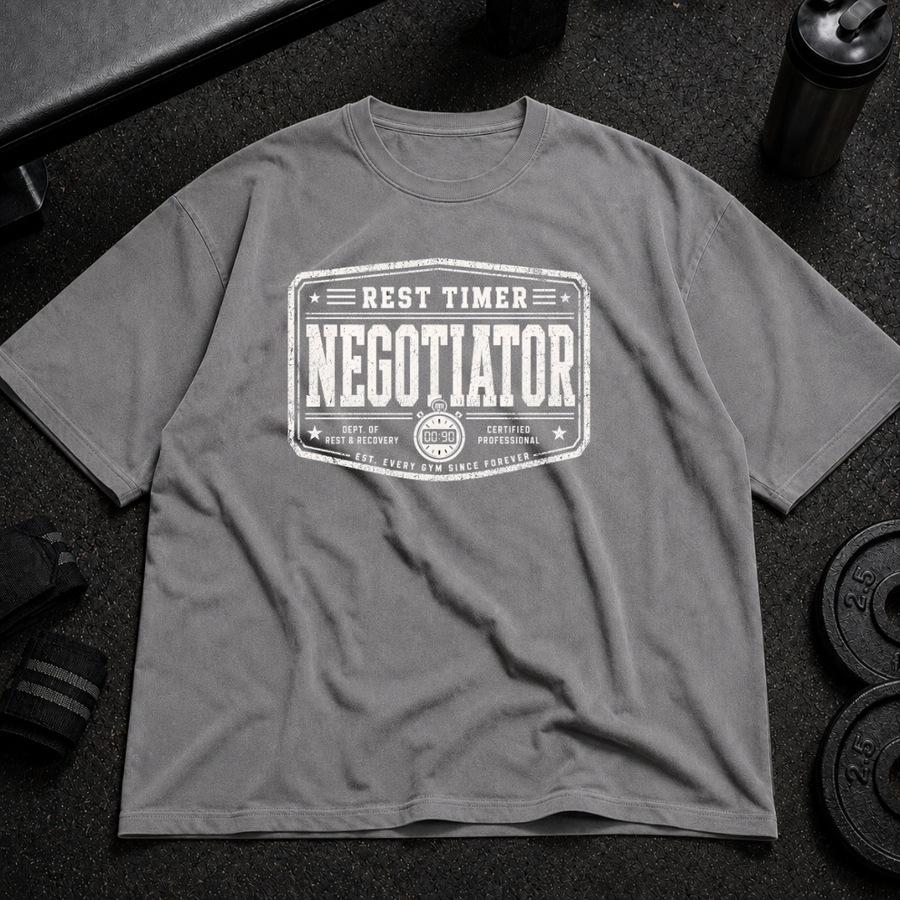 Plat Hoarder pump cover gym tshirt in pepper— I Gym Daily