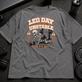 Leg Day Left Me Unstable Tee funny gym tee for leg day lifters and sore gym-goers
