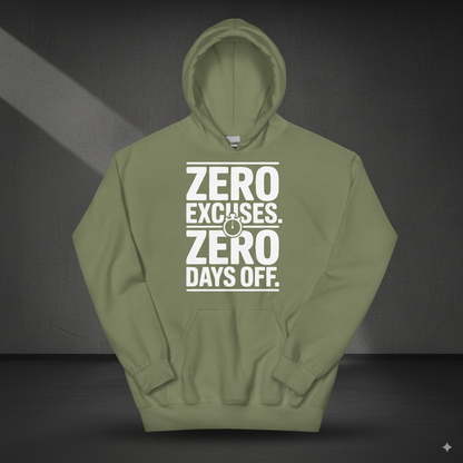 Men's No Excuses No Days Off Hoodie