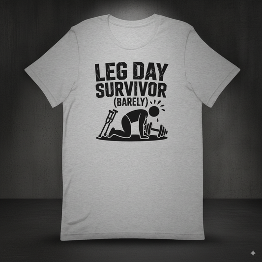 Leg Day Survivor Men’s T-Shirt (Alt Design)