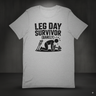 Leg Day Survivor Men’s T-Shirt (Alt Design)