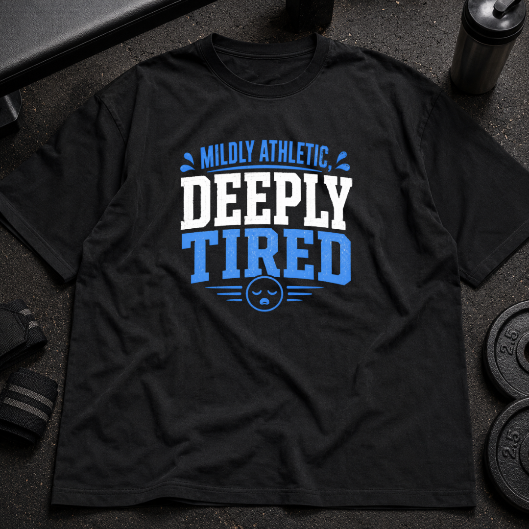 Mildly Athletic, Deeply Tired Tee