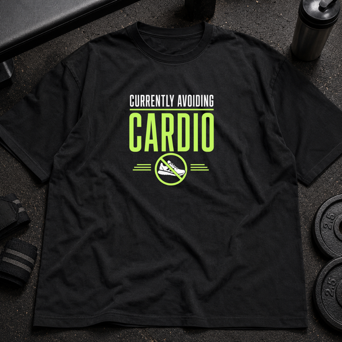 Currently Avoiding Cardio Tee