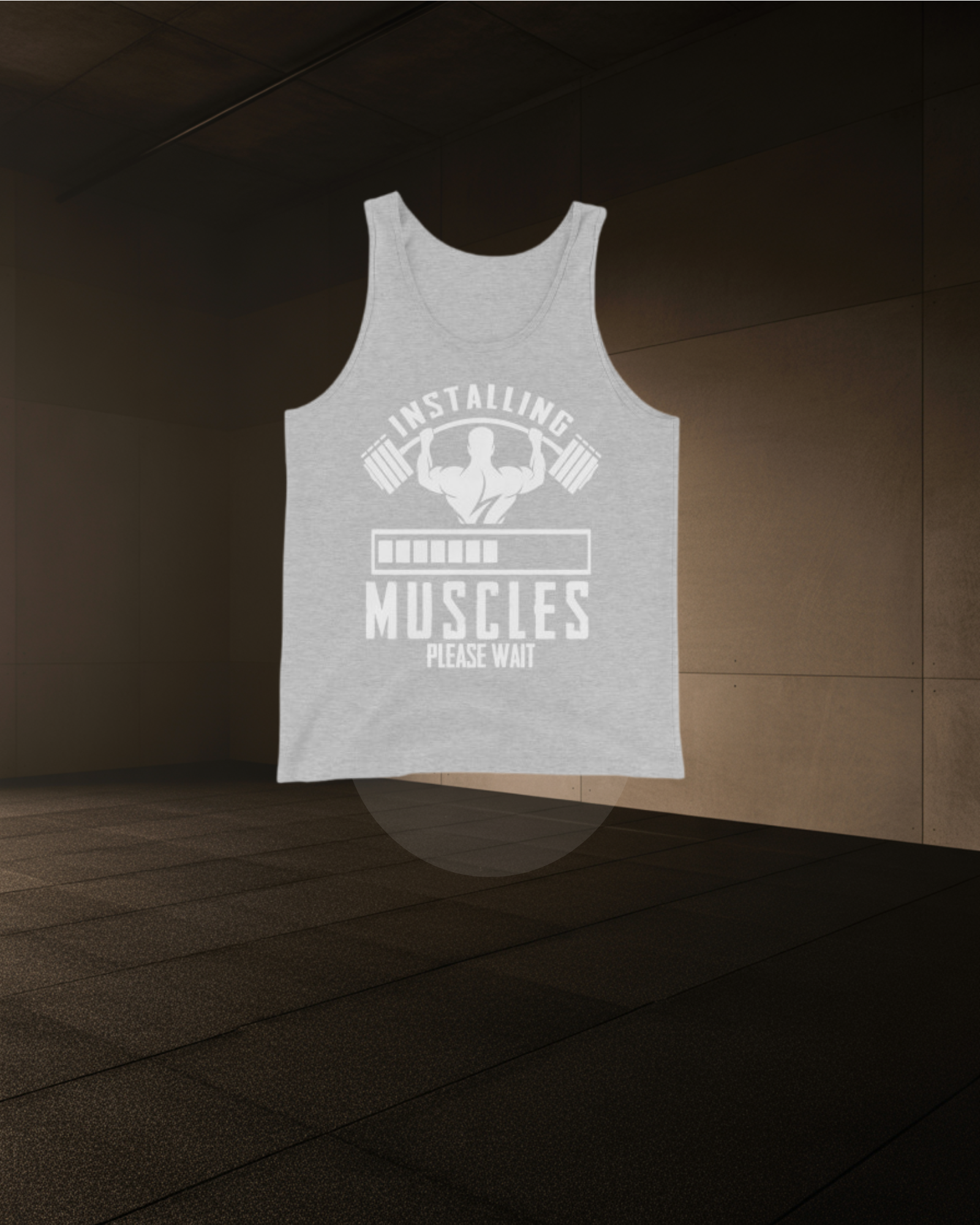 INSTALLING MUSCLES SINGLET – Men’s Athletic Gym Tank
