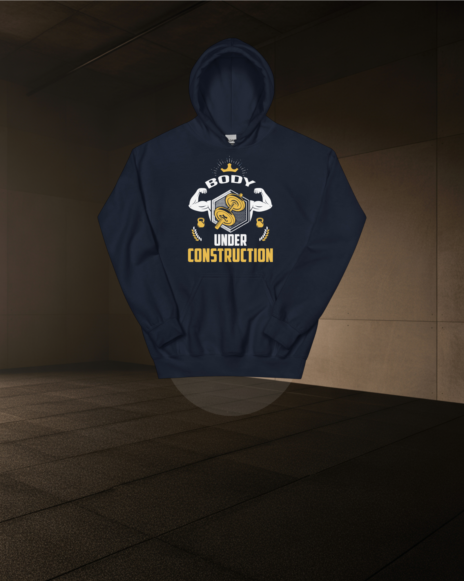 BODY UNDER CONSTRUCTION HOODIE – Heavyweight Gym Hoodie