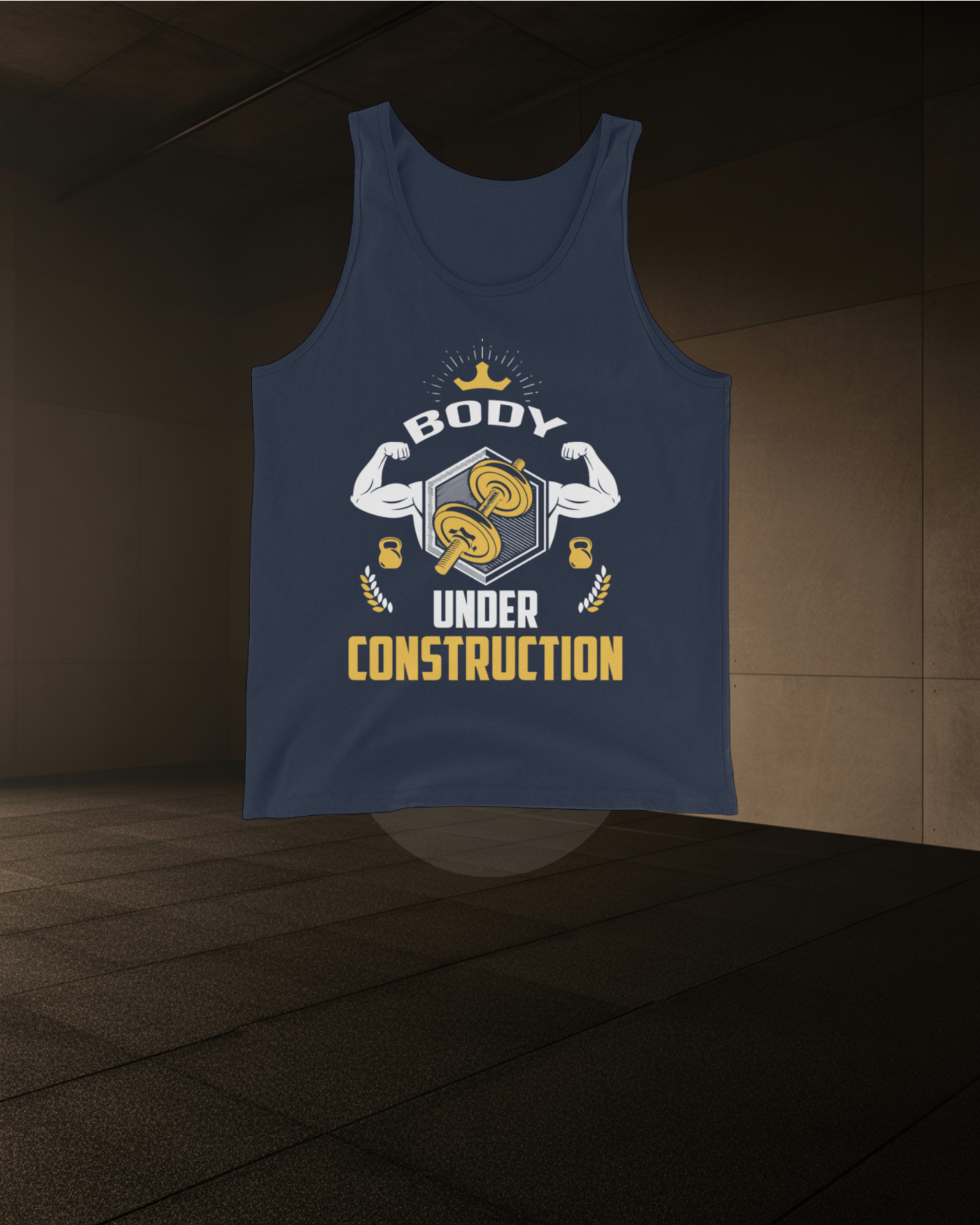 BODY UNDER CONSTRUCTION SINGLET – Men’s Gym Training Tank