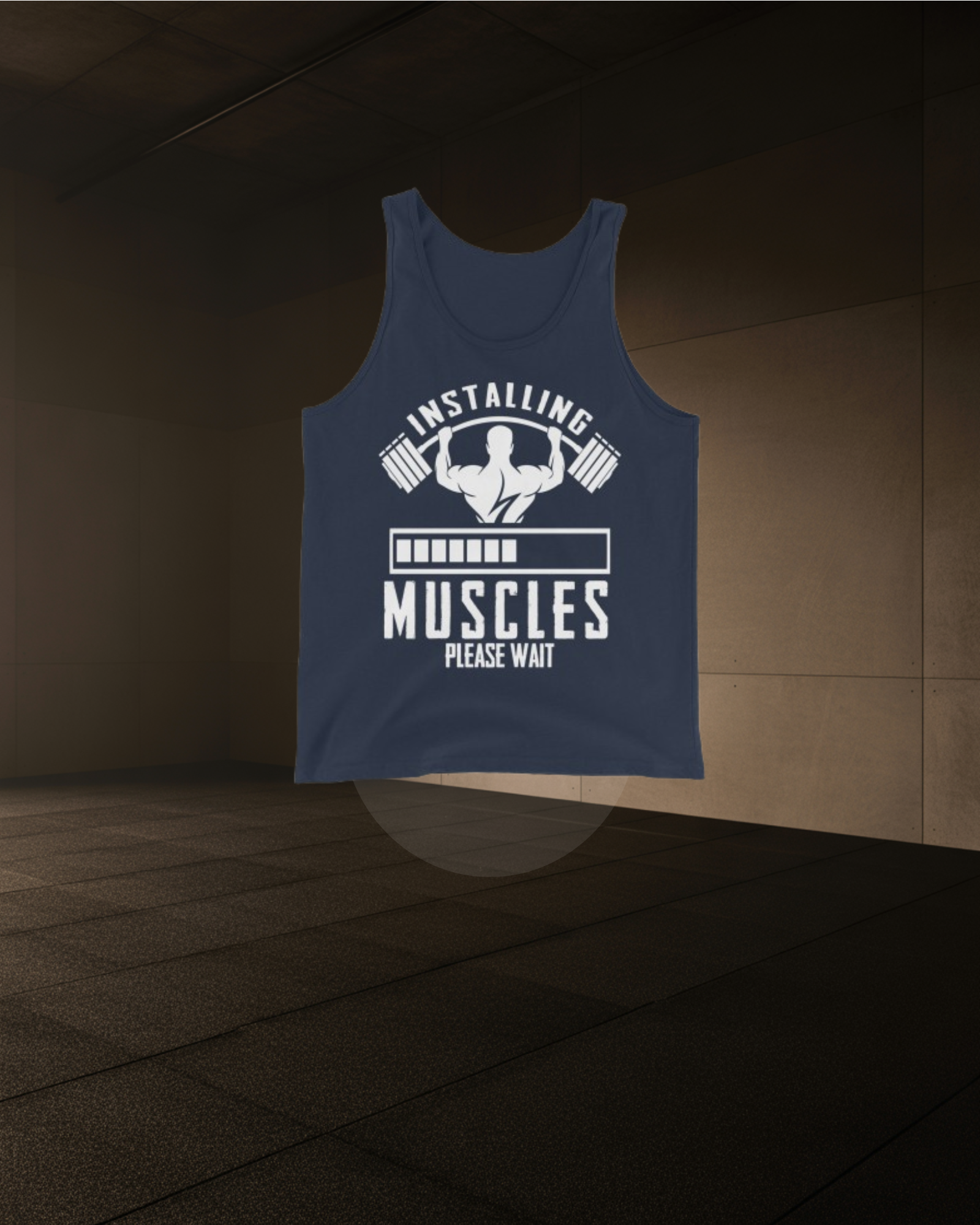 INSTALLING MUSCLES SINGLET – Men’s Athletic Gym Tank