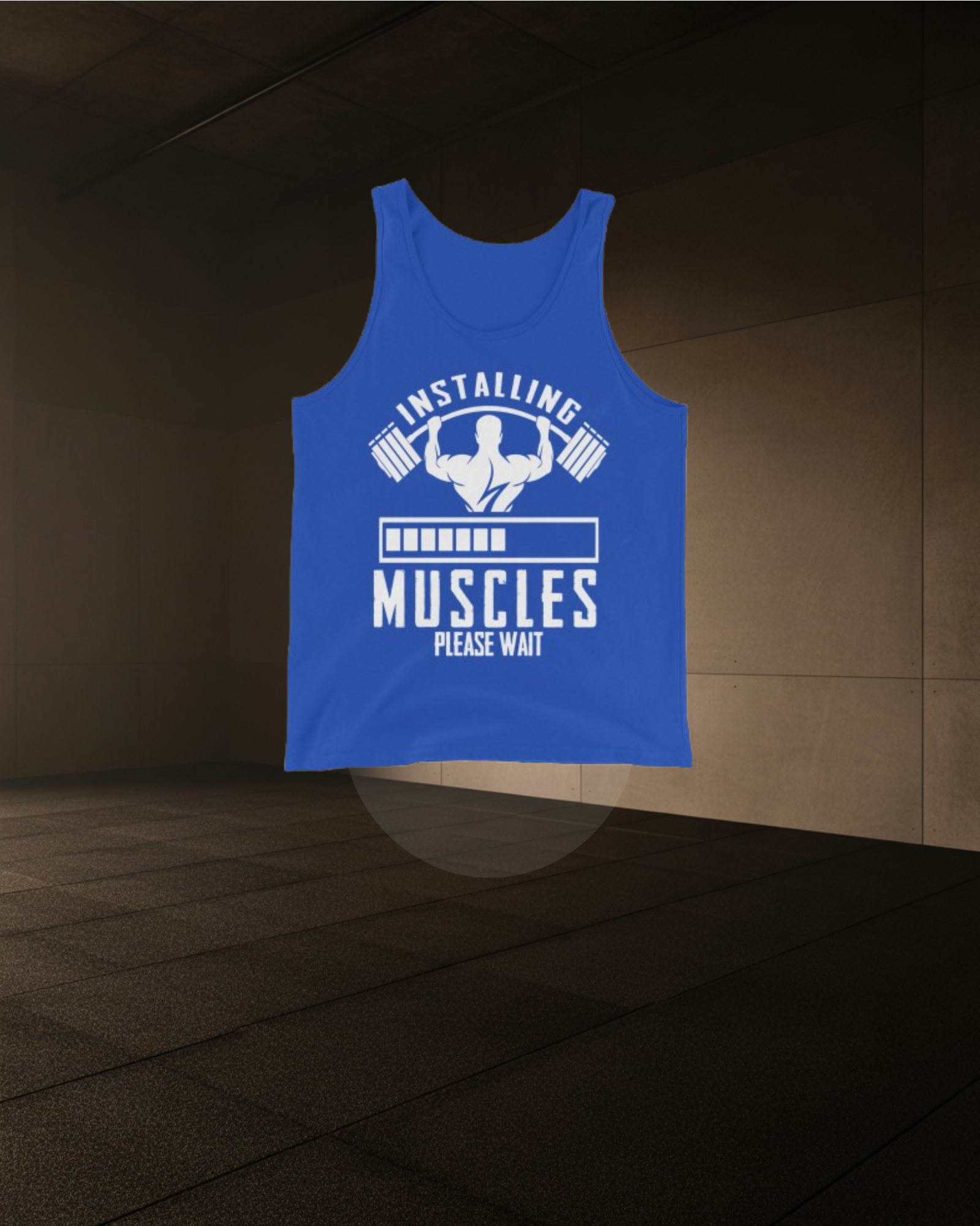 INSTALLING MUSCLES SINGLET – Men’s Athletic Gym Tank