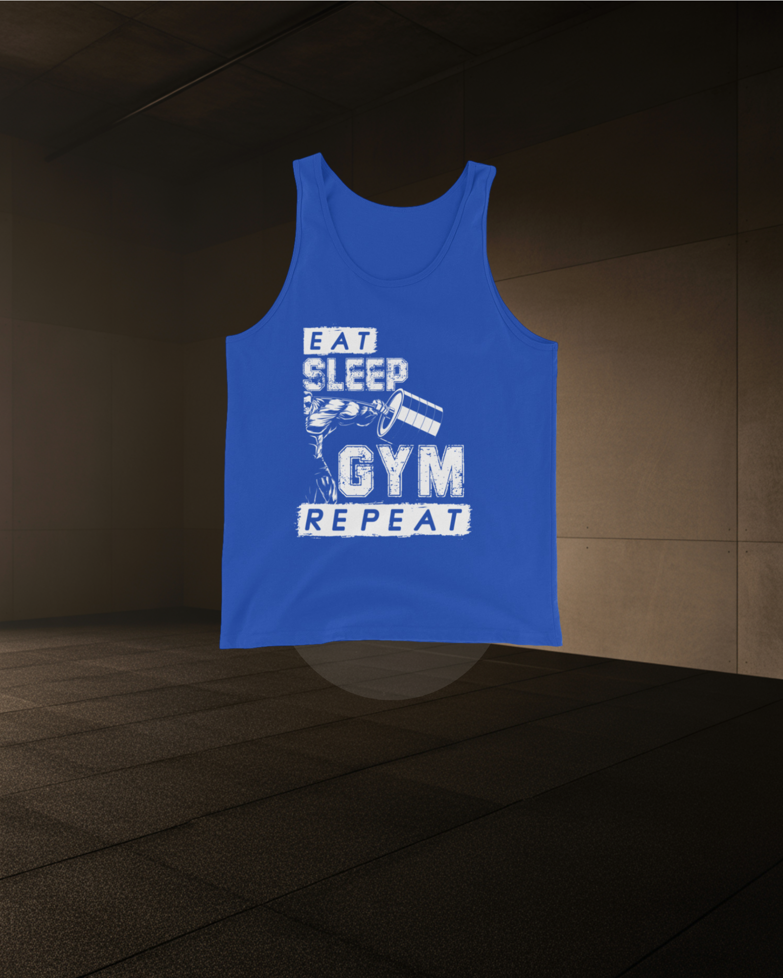 EAT SLEEP GYM REPEAT SINGLET – Men’s/Unisex Athletic Gym
