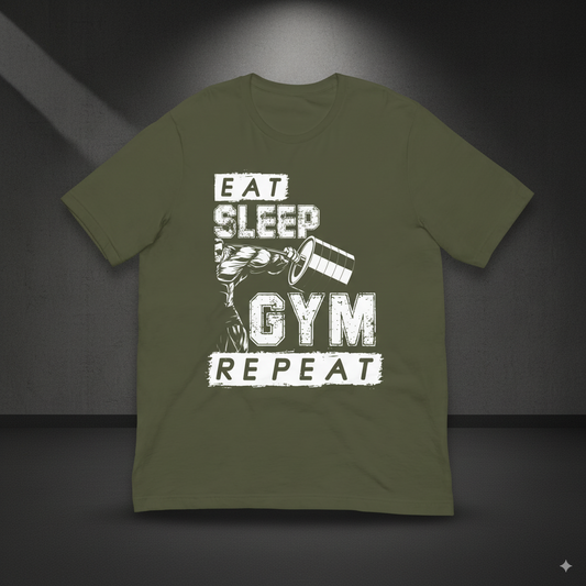 Eat, Sleep, Gym, Repeat T-shirt