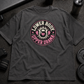 Lower Body Upper Drama Tee funny leg day shirt with kettlebell design
