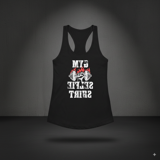 Women's Gym Selfie Racerback Tank