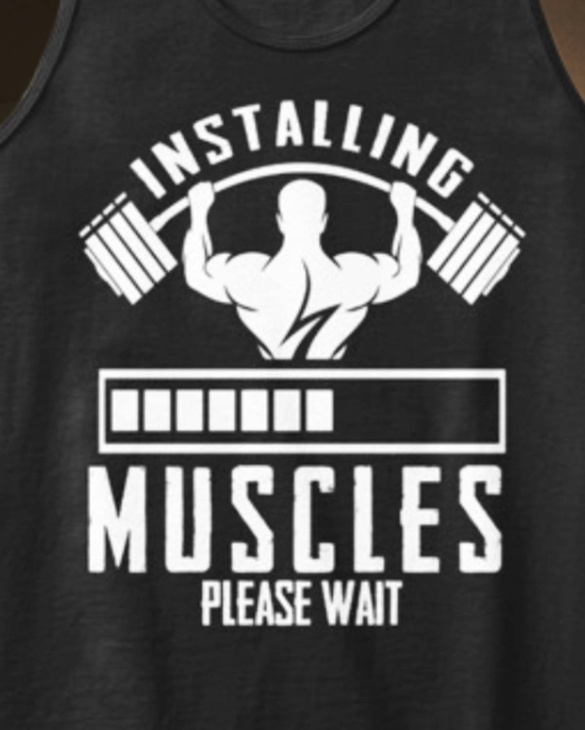 INSTALLING MUSCLES SINGLET – Men’s Athletic Gym Tank