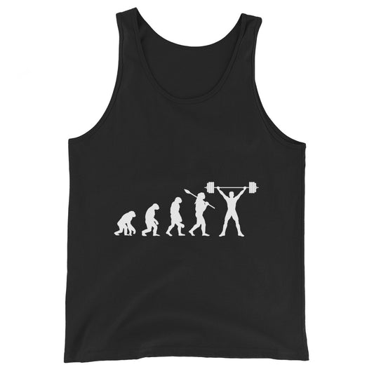 Bodybuilding Evolution gym tank top in black — I Gym Daily