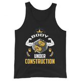 Body Under Construction gym tank top in black — I Gym Daily