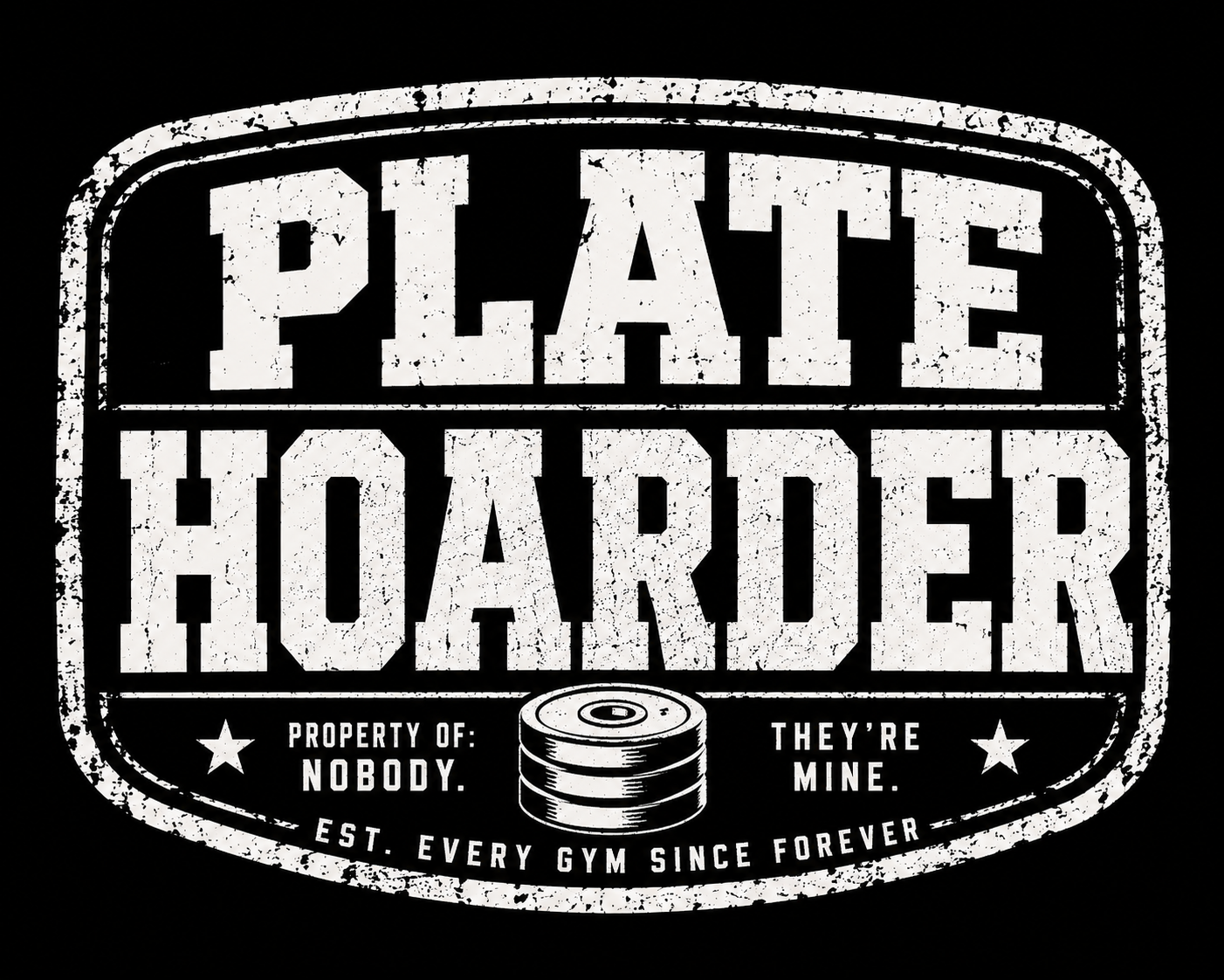 Plate Hoarder Tee