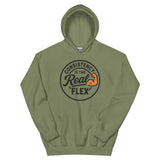 Consistency Is The Real Flex gym hoodie in military green — I Gym Daily