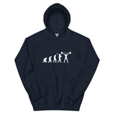 Bodybuilding Evolution gym hoodie in navy — I Gym Daily