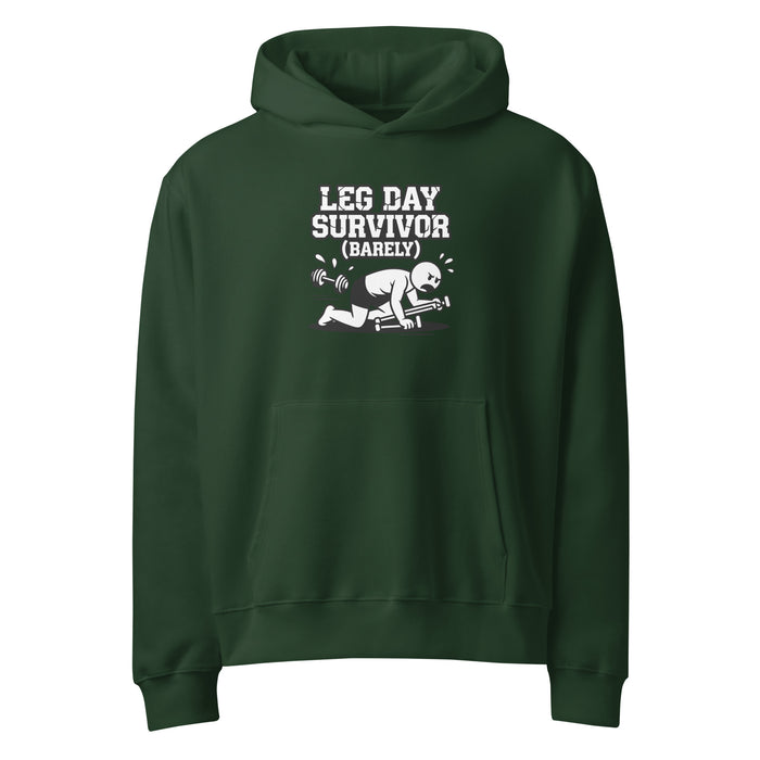 Leg Day Survivor Oversized Hoodie