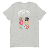 Six Pack Doughnut funny gym t-shirt in athletic heather — I Gym Daily