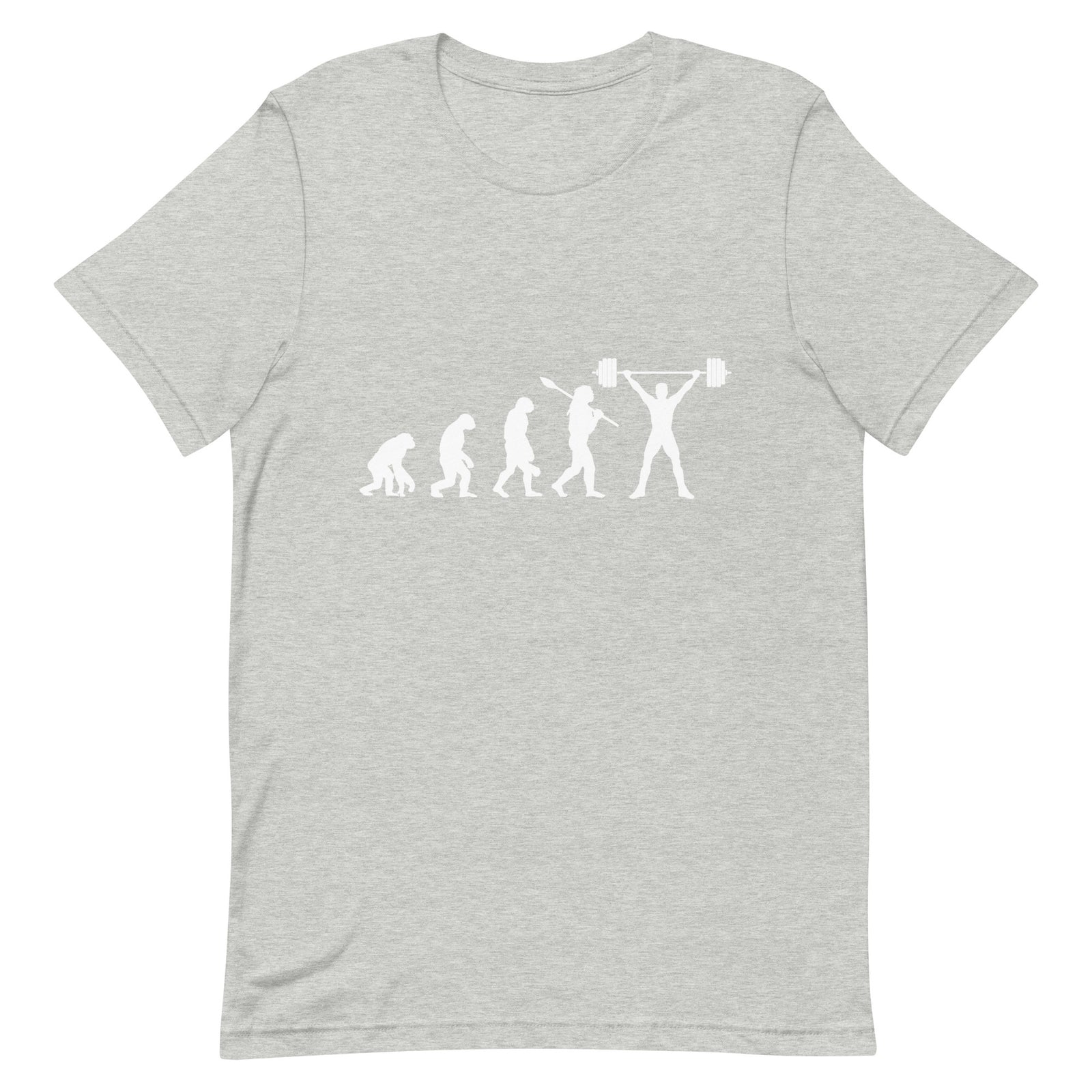 Bodybuilding Evolution gym t-shirt in athletic heather — I Gym Daily