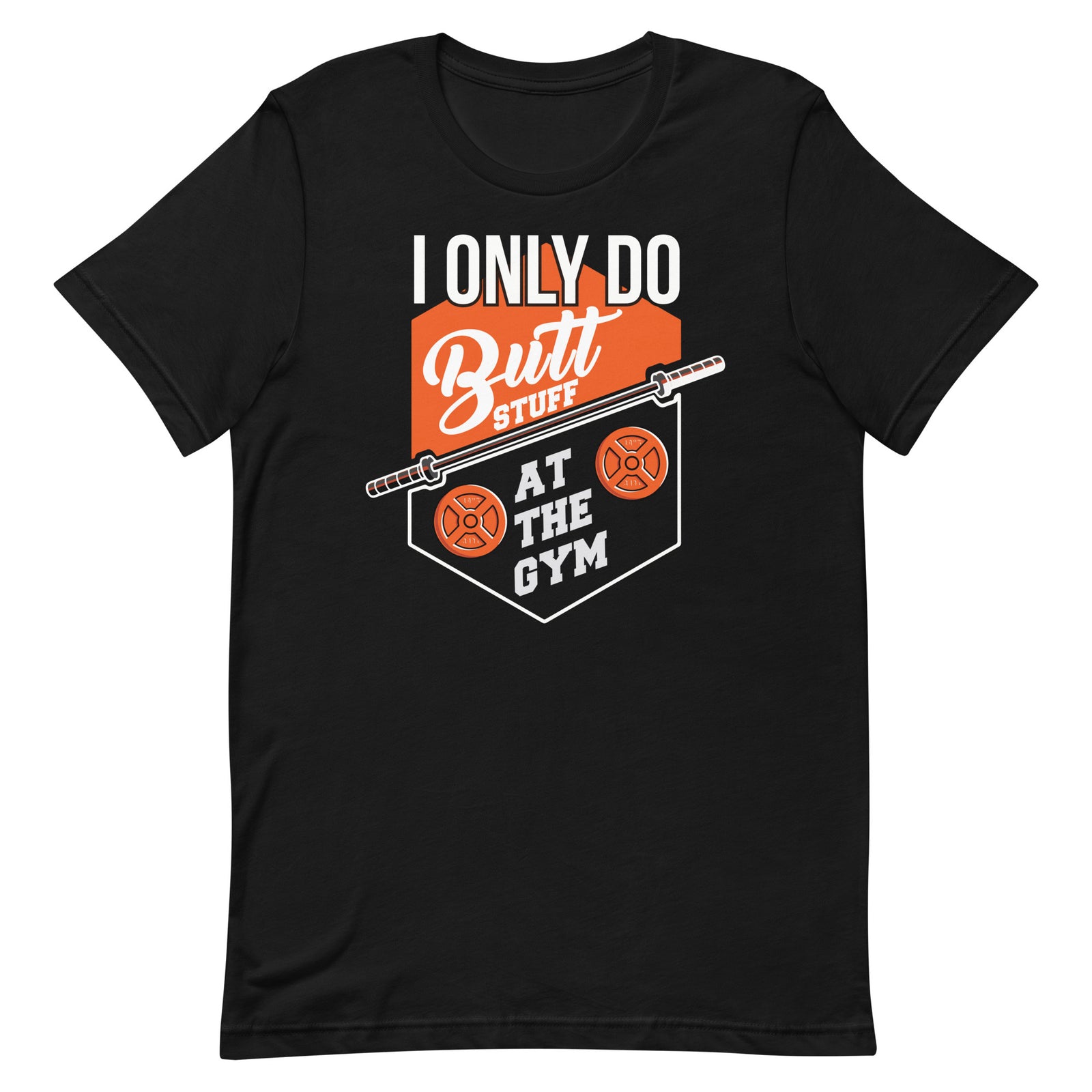 Butt Stuff leg day gym t-shirt in black — I Gym Daily